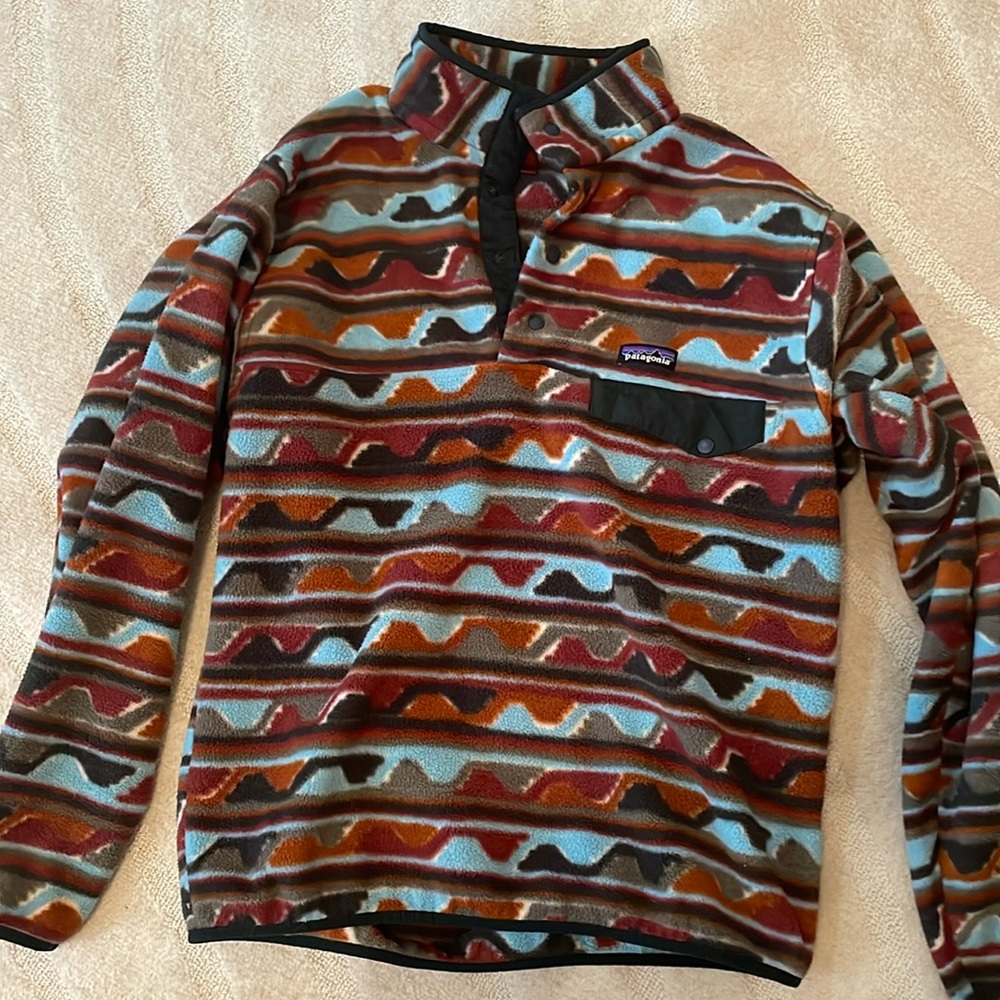 Patagonia pullover fleece hoodie